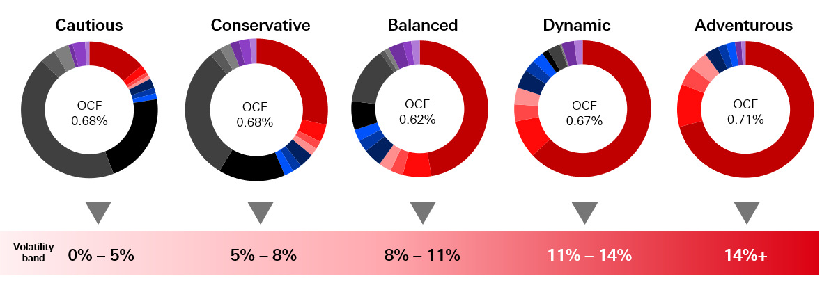 Ongoing charges figure (OCFs) from ‘C Acc share class