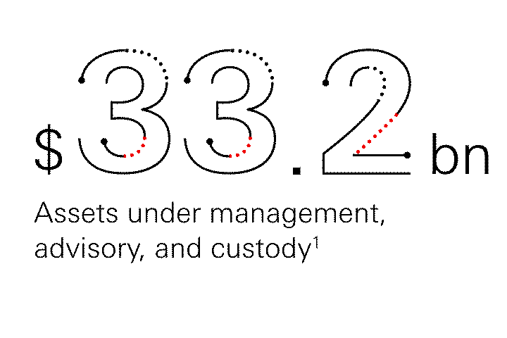 +100 number of investments