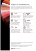 What is in our portfolios and why?
